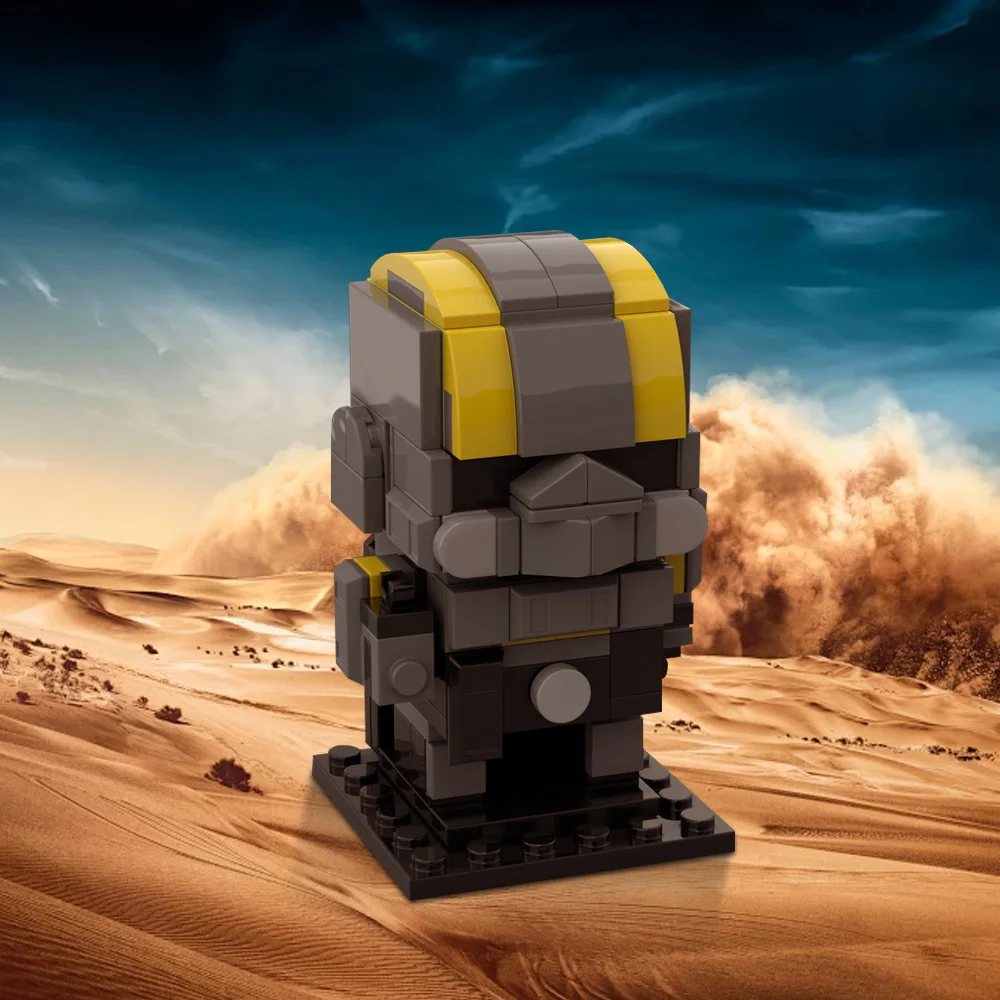 

Gobricks MOC Helldivers 2 Game Soldier Building Blocks Model Helldivers Characters Brickheadz Assemble Toys Kids Birthday Gifts