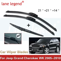 Wiper Front & Rear Wiper Blades Set Kit For Jeep Grand Cherokee WK 2005 2006 2007 - 2010 Windshield Windscreen Window 21