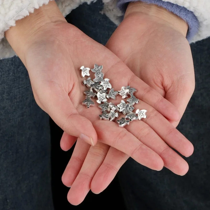 50Pcs/Lot Religious Holy Spirit Dove Loose Spacer Beads for DIY Rosary Necklace Bracelet Jewelry Making Parts Accessories view 4