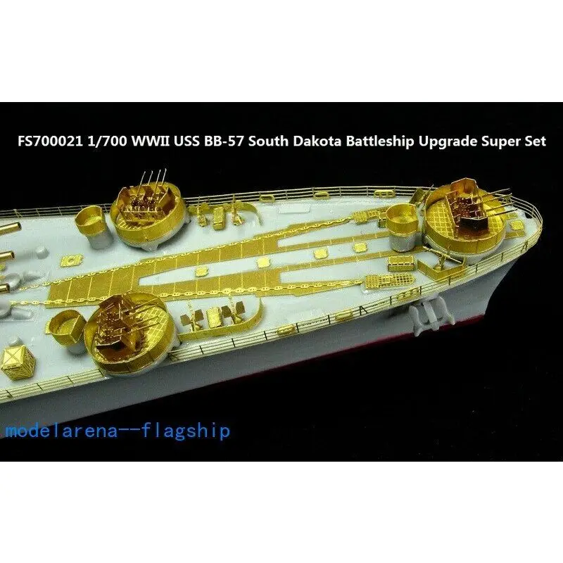 Fivestar PE 1/700 WWII BB-57 South Dakota Battleship (for Trumpeter) FS700021