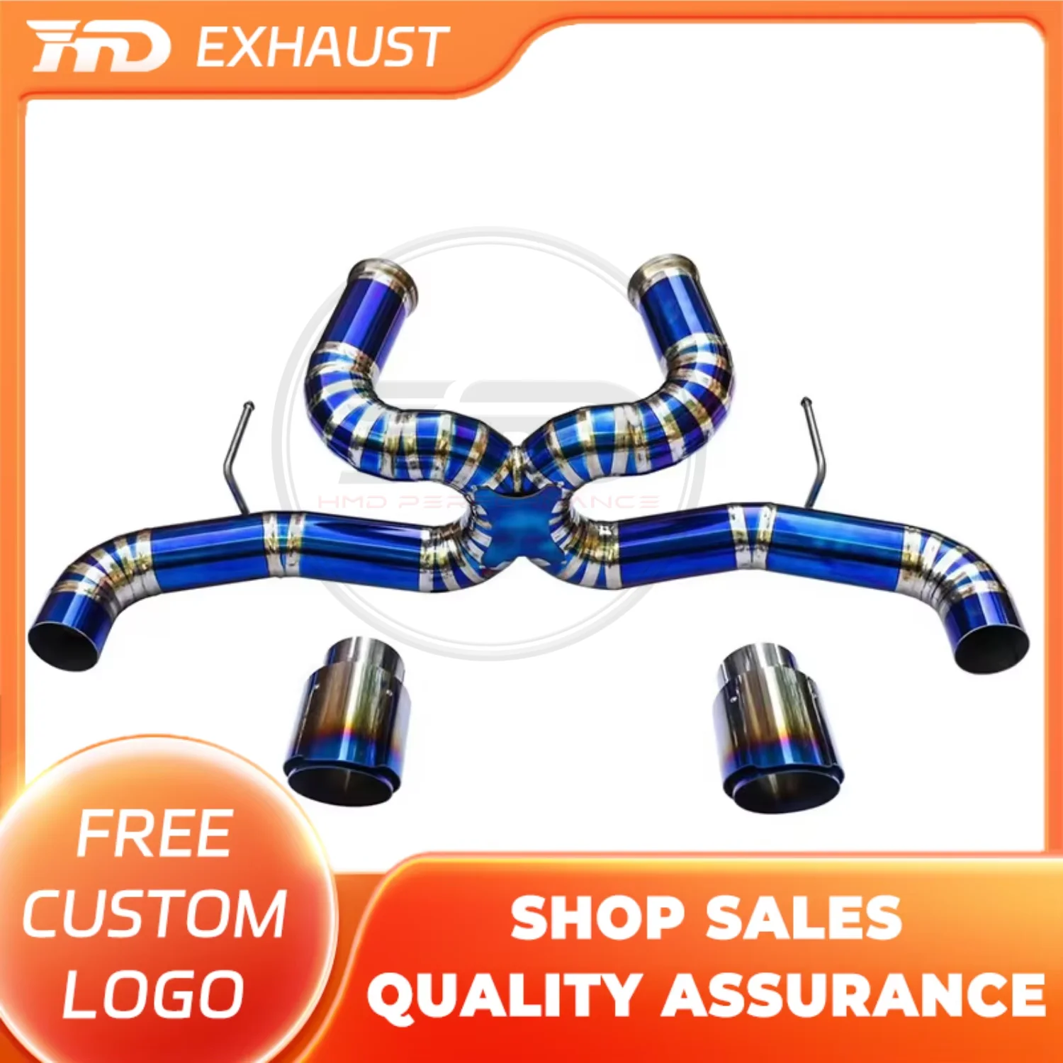 

HMD Titanium Alloy Exhaust System Performance Valve Catback For McLaren GT Muffler For Cars