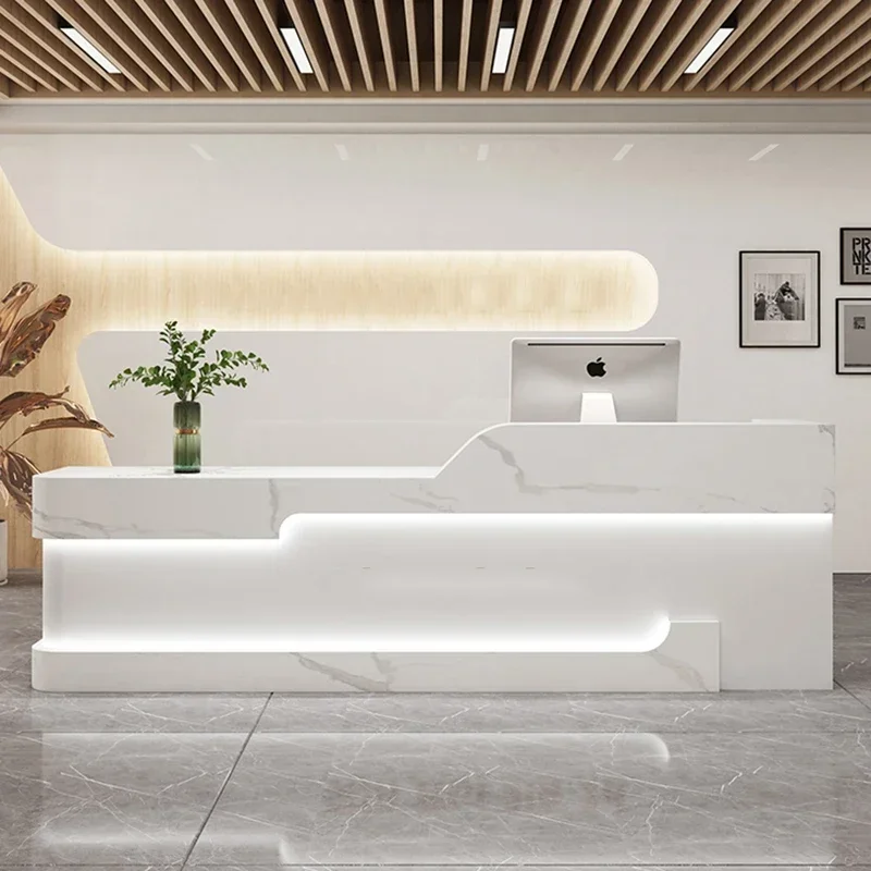 Beauty Restaurant Tables Front Desk Lectern Pulpit Register Standing Office Counter Bar Minimalist Mostrador Trendy Furniture