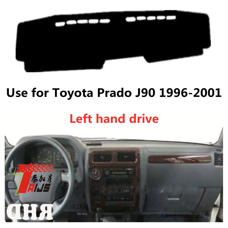 

TAIJS factory high quality anti-dirty Flannel dashboard cover for Toyota Prado J90 1996-2001 Left-hand drive