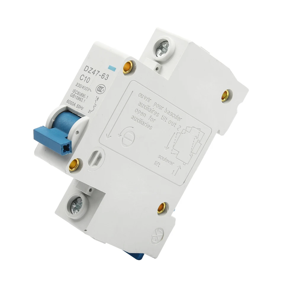 DMWD DZ47-63 3A 6A 10A 16A 20A 25A 32A 40A 63A 1P AC 230V أو 400V قطاع دارة صغيرة MCB انقطاع التبديل قواطع التبديل المروحية