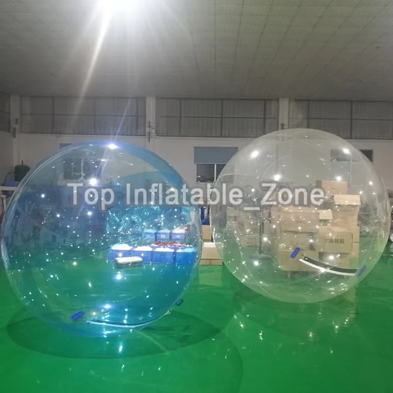 2M Diameter Water Walking Ball For Human Go Inside Clear Water Zorb Ball With Zipper Transparent Dancing Wall/Hamster Ball