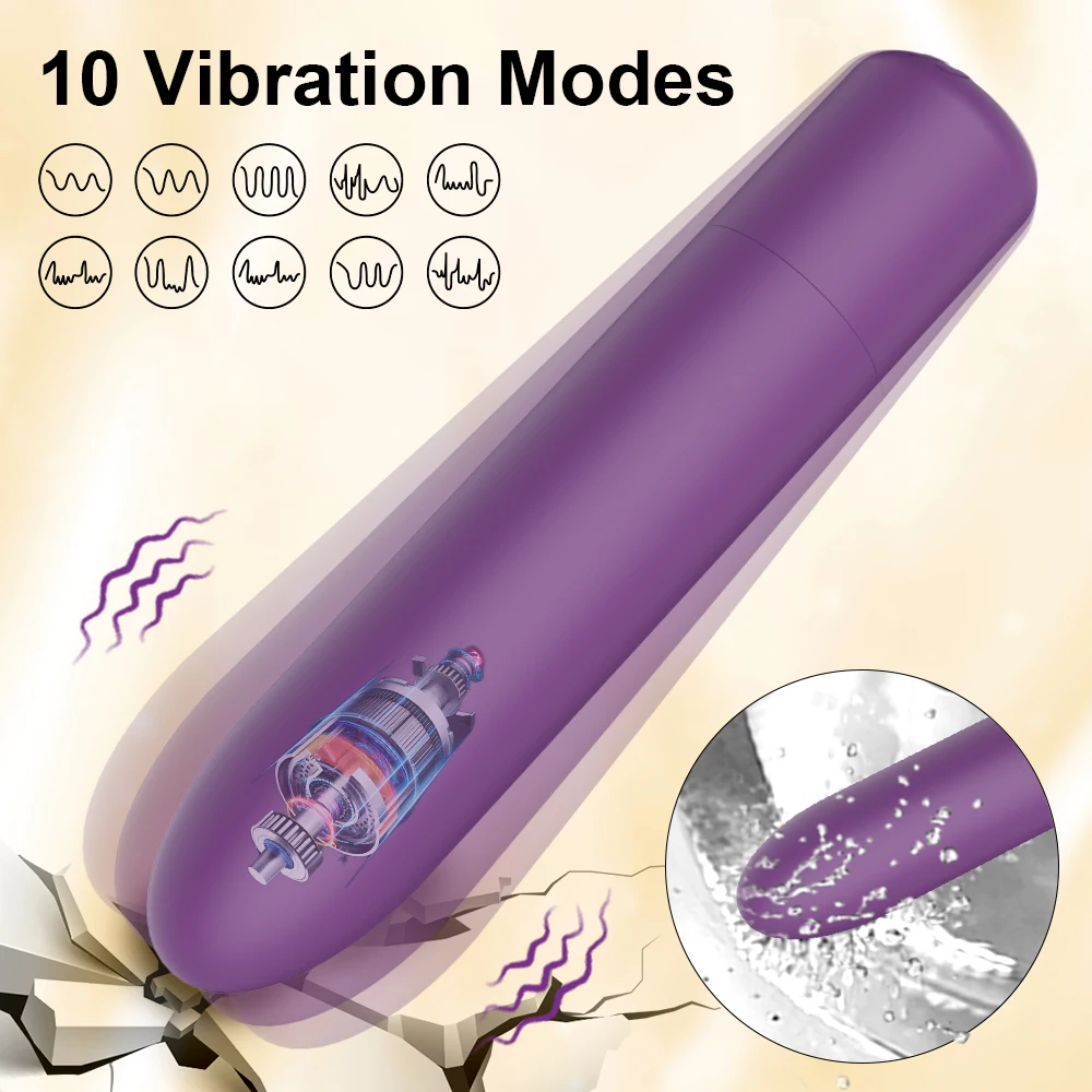 Mini vibromasseur à balles pour femmes, jouets sexuels, point G, stimulateur de clitoris, masturbateur féminin, gode vibrant vagin, jouets pour adultes, 10 vitesses