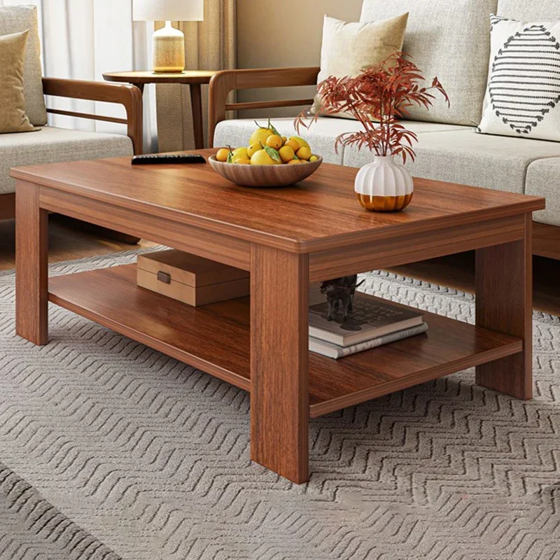 Simple Wood Coffee Table Books Kitchen Luxury Nordic Coffee Table Mechanism Transform Unique Mesa Auxiliar Balcony Furniture