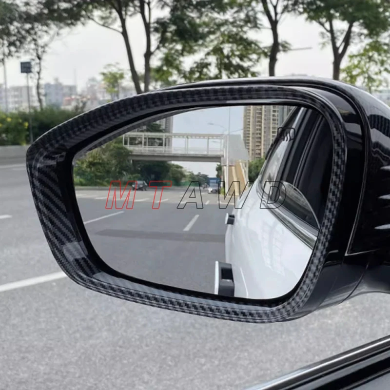 For Changan UNI-K UNIK 2021 2022-2024 Car Door Side Wing Mirror Rain Eyebrow Shield Cover Rearview Mirror Rainproof Eye Lid Trim