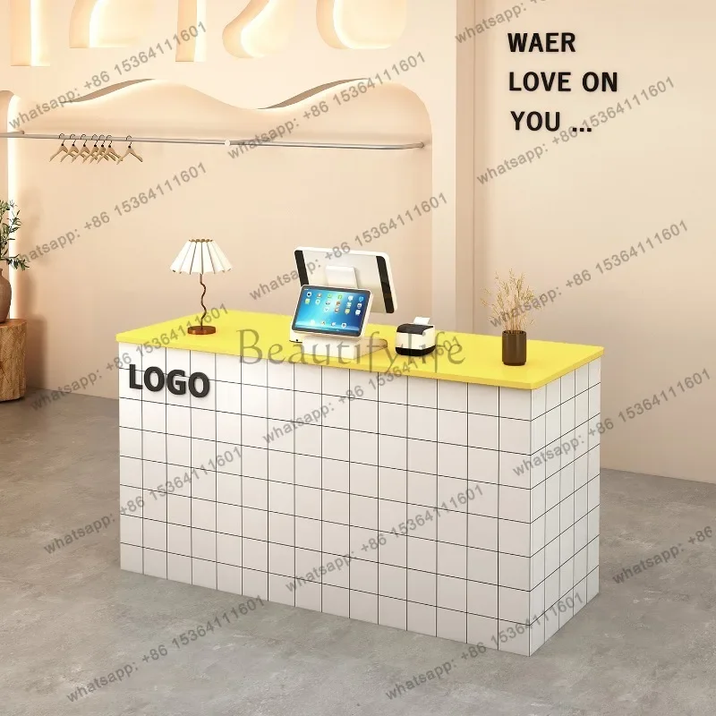 

LXOrganizers Company Reception Desks Modern Shop Beauty Bar Luxury Hotel Reception Desks Restaurant Bureau Commercial FurnitureS