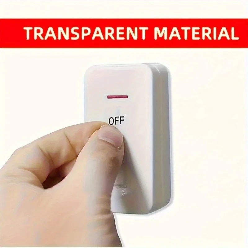 3set Transparent Switch Label Sticker Self-Adhesive Home Switch Marking Stickers For Bedroom Bathroom Kitchen Light Switch Label