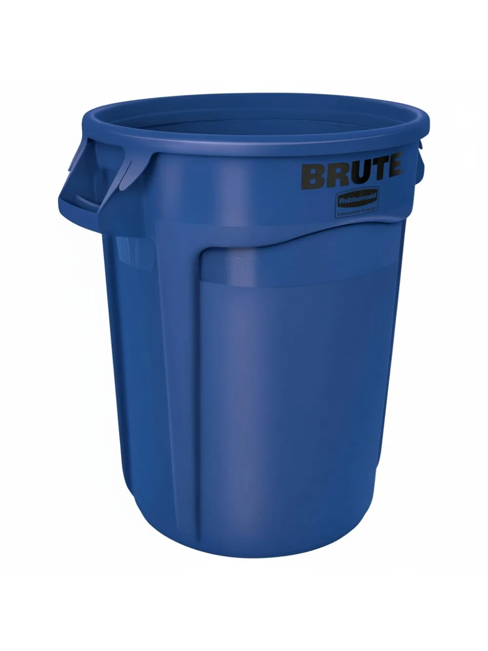 

32 Gallon Heavy Duty Blue Vented Trash Can - Easy Liner Removal for Construction, Restaurants, Offices & Warehouses