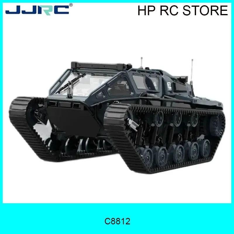 JJRC C8812 Model Czołgu Gąsienicowego z Oświetleniem LED, Symulacja, Zdalnie Sterowany Samochód RC, Drift, Pojazd Terenowy dla Dzieci