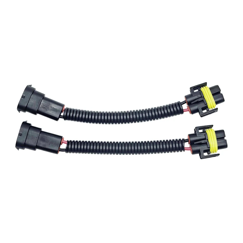 

1/2/4/10Pcs H11 Male Female Bulb Socket Connector Extension Cord Car Fog Headlight Plug Adapter Wiring Harness Conversion Cable