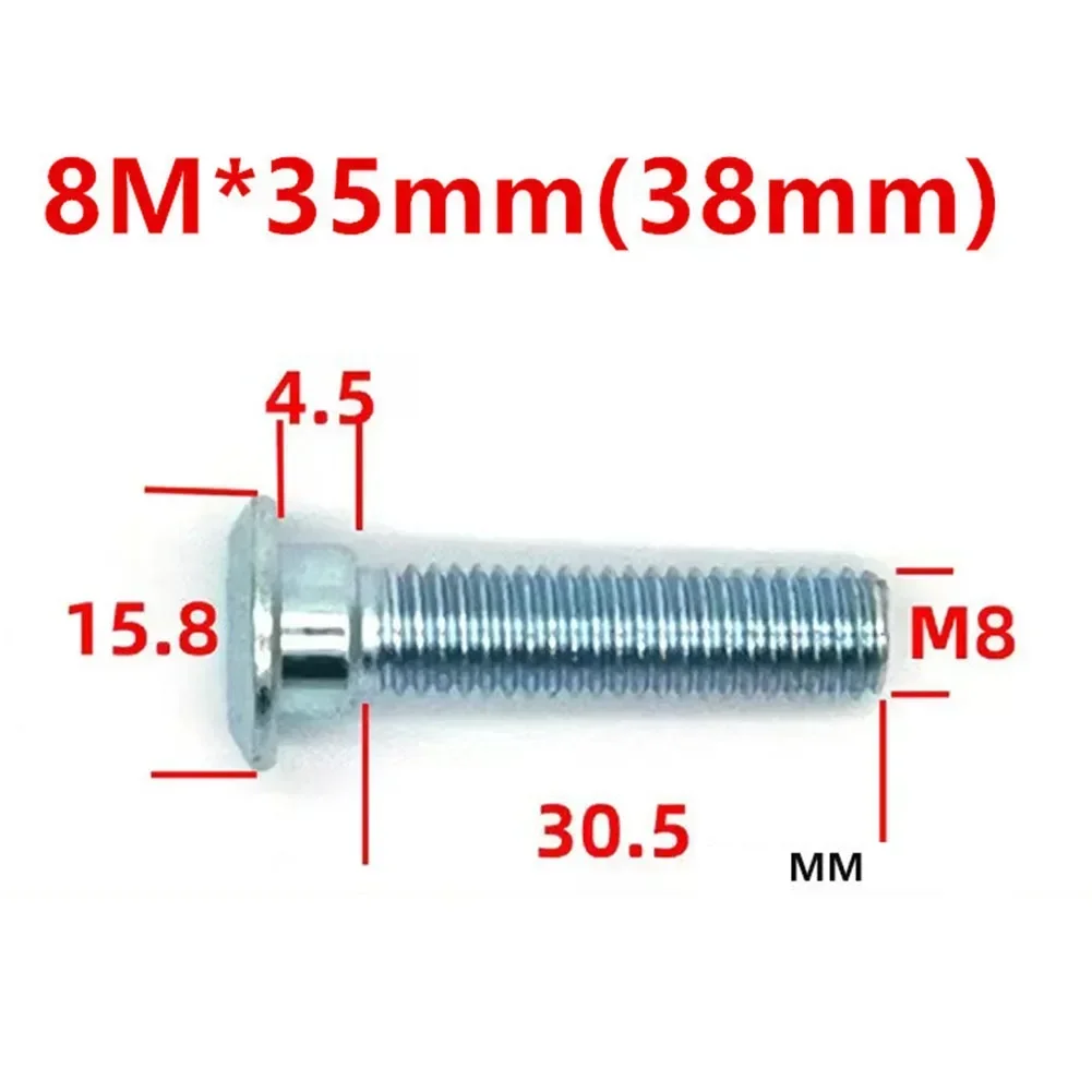 10pcs Disc Brake Bolt M8 Bolts Lightweight For Motorcycle Disc Brake Modification Hex Socket Fasteners Screws Accessories