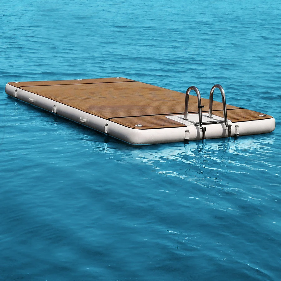

2026Inflatable Floating Dock Island Water Platform for Fishing Swimming and Leisurepromote sales