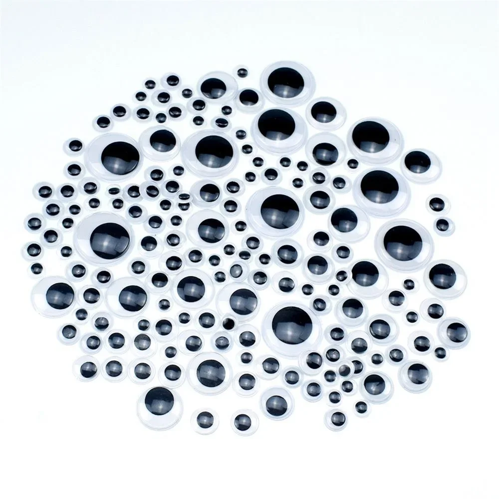 EASY BIG Not Self-adhesive 5-28mm Dolls Eye For Toys Dolls Googly Black Eyes Used For Doll Accessories NR0025