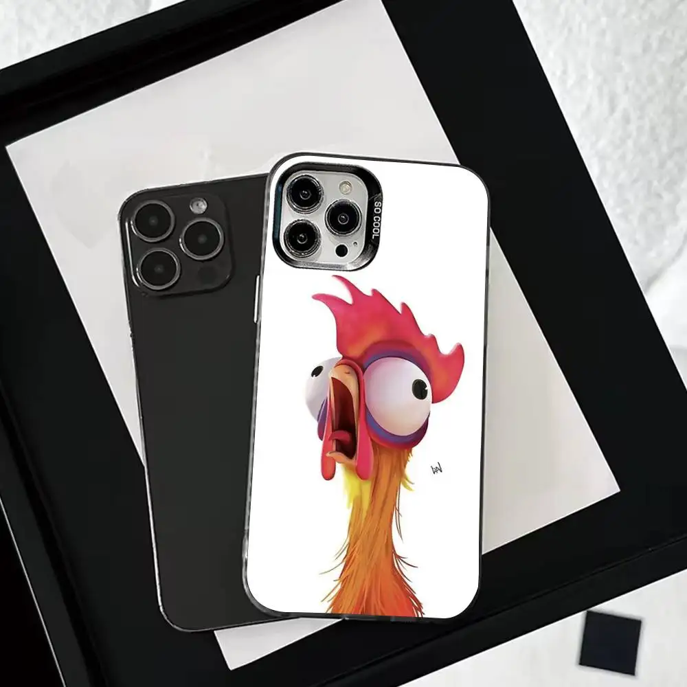 حافظة هاتف C-Chicken J-Joe Surf-es لهاتف iPhone 16,15,14,13,12,11,Mini,Pro,SE,MAX غطاء أبيض غير لامع مقاوم للصدمات