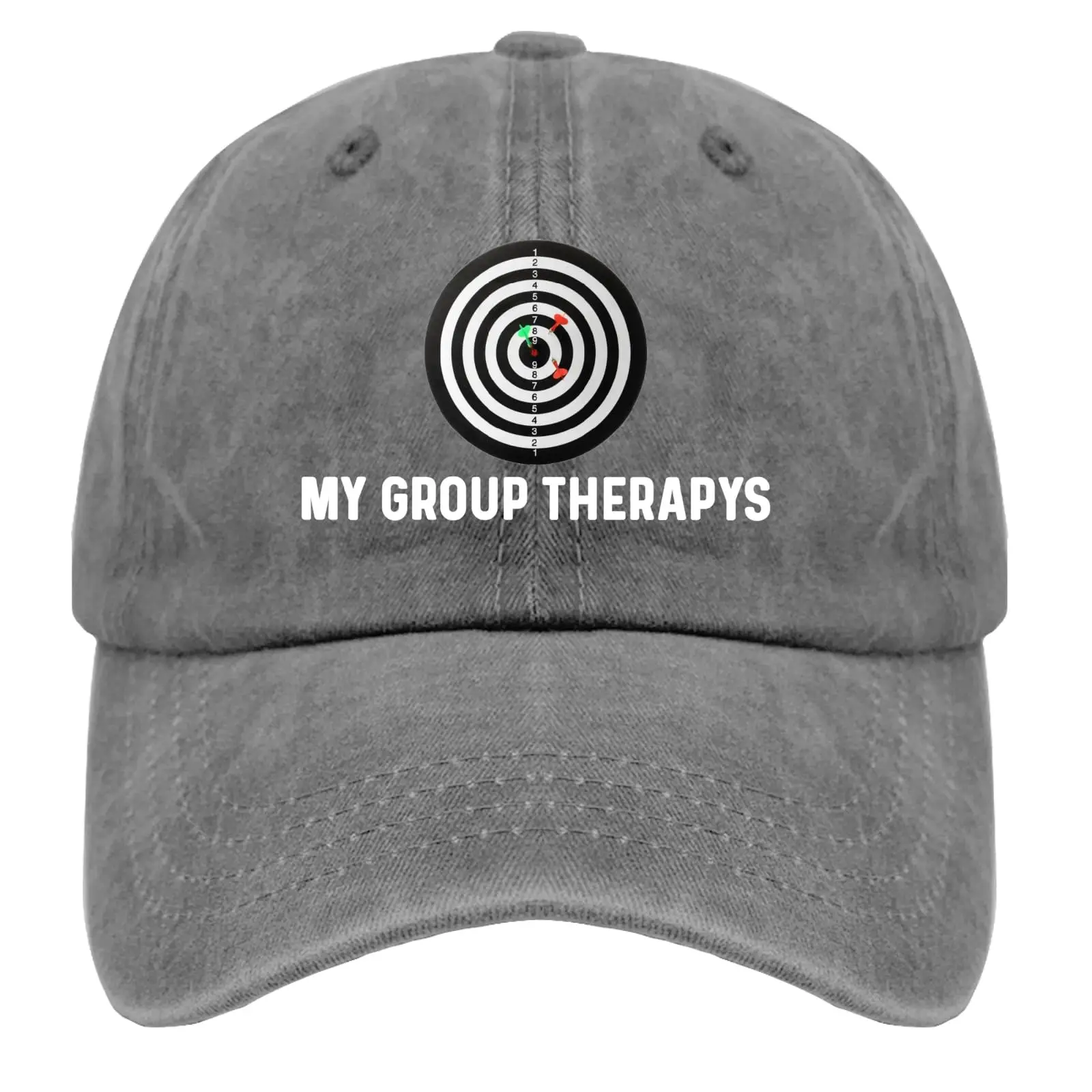 My Group Therapys Hat for Mens Woman Baseball Caps Vintage Washed Ball Caps Breathable Fashion Cowboy hats for Daily sports