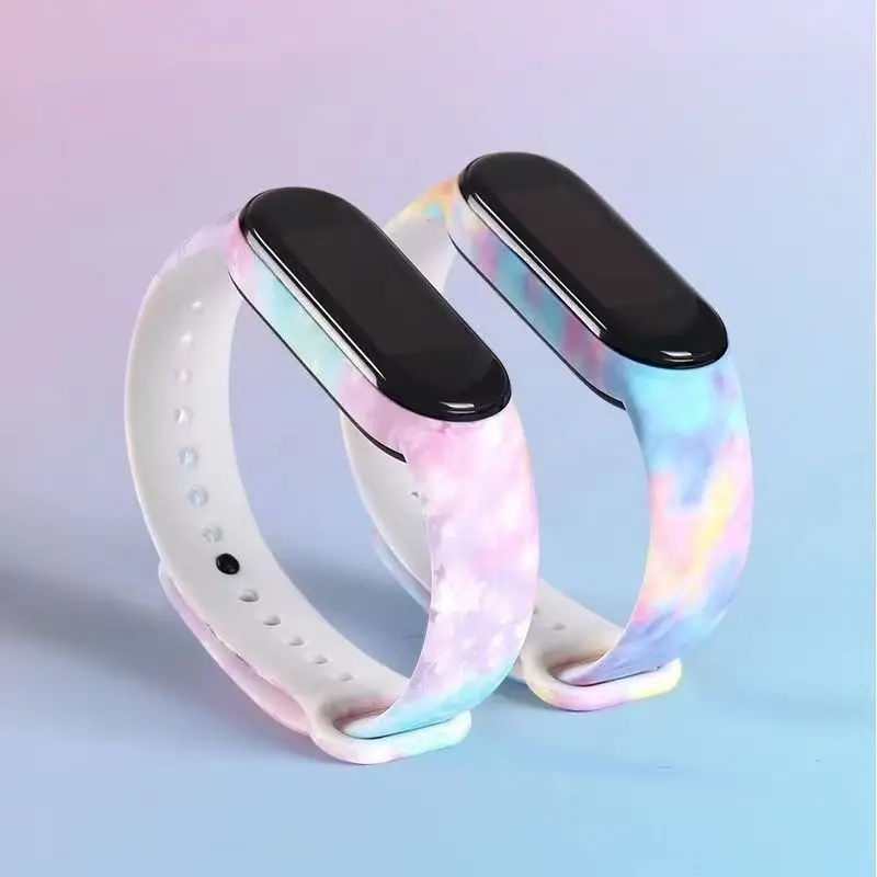 

Belt For Xiaomi Mi Band 5 6 Fibre Silicone Bracelet Sport Breathable Strap For Miband 6 Miband 7 Replacement Wristband