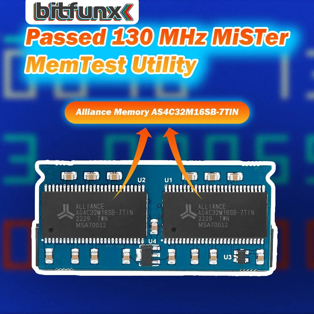 BitFunx Dla DE10-Nano Mister FPGA Dual Sdram 3.0 128MB Moduł Dla Neo Geo/Sega Saturn/Sega Mega CD Core MiSTer SDRAM XS-DS V3.0