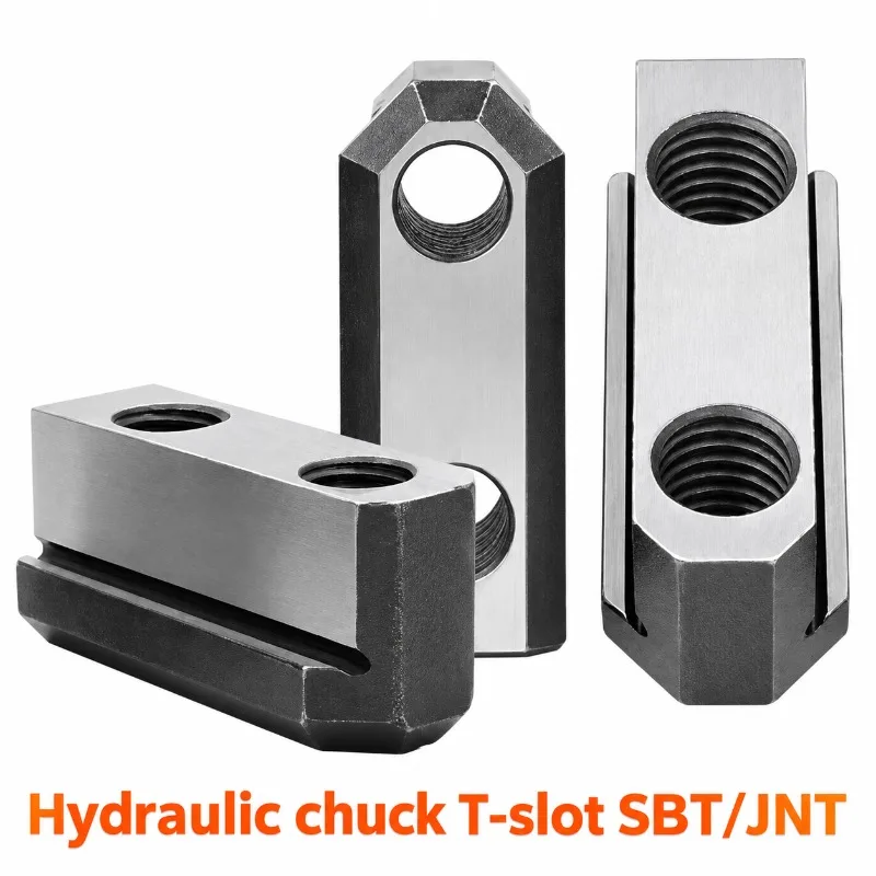 SBT 5/6/8 T-Slot Nut Block for Hydraulic CNC Lathe Chuck Jaws Inch Size Internal Boring Machining Holder Cutting Tool