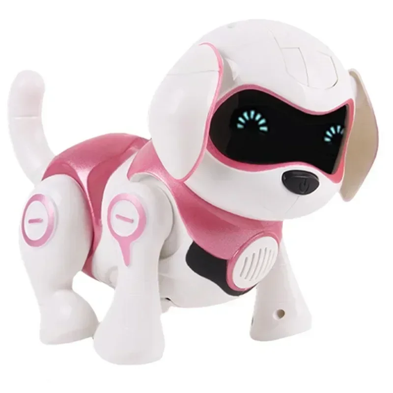 Giocattolo per cani robot Animale domestico elettronico con musica Danza Camminata Sensore a infrarossi meccanico intelligente Giocattoli regalo per animali carini per bambini