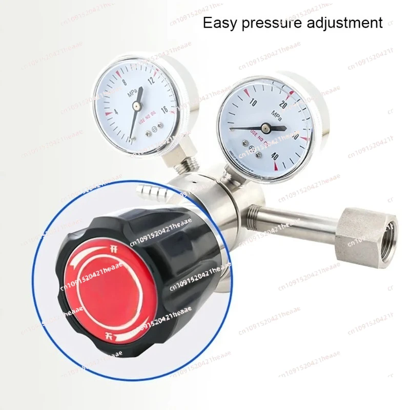Suitable for Stainless steel  316 pressure regulatorcarbon dioxide, input 25mpa
