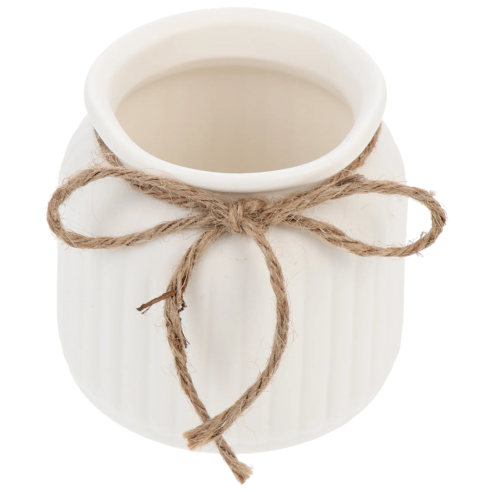 

Ceramic Vase Decorative Flower Vase for Home Office Living Room Bedroom Desktop Floral Arrangement Container Smooth Surface Fine