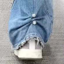 1/2/3/4 pairs Pearl Jeans Ankle Clip, Chest Anti Light Needle, Anti Stepping Slipper Buckle, Pants Length Adjuster