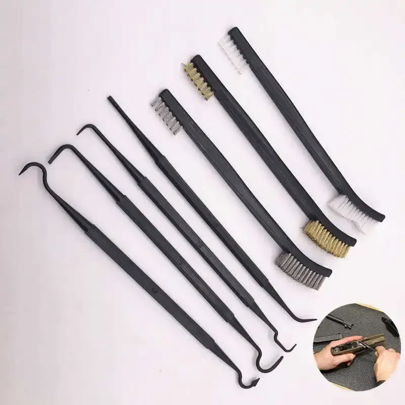 

Gun Cleaning Set Double-ended Nylon Gun Cleaning Picks Brushes for Outdoor Hunting Rifle Accessories Universal Gun Cleaner Set