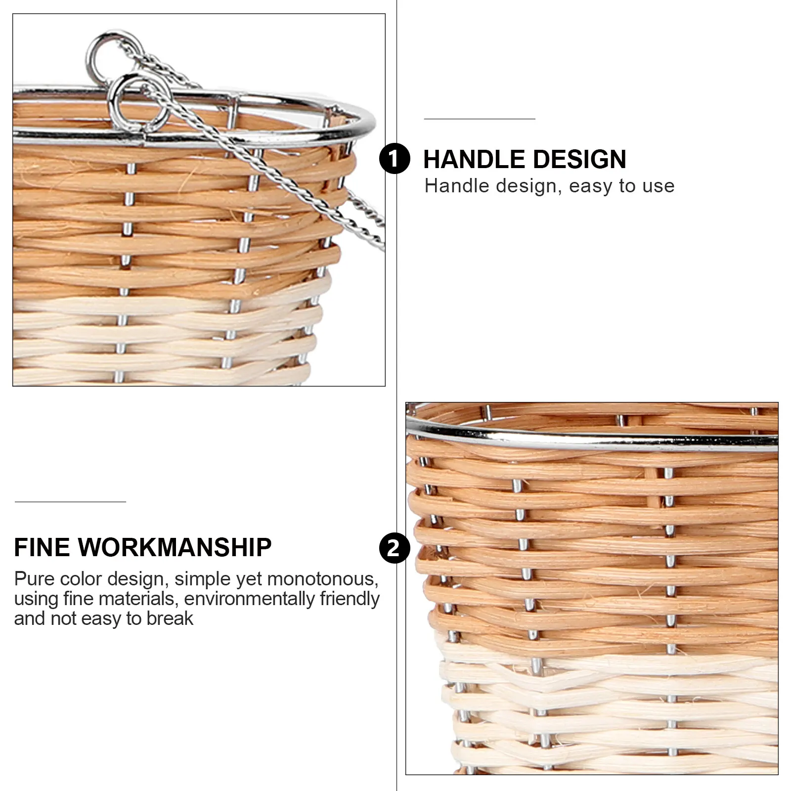 

3pcs Woven Large Clothes Storage Basket Capacity Clothes Organizer Home Container Sundries Basket For Books Sundries