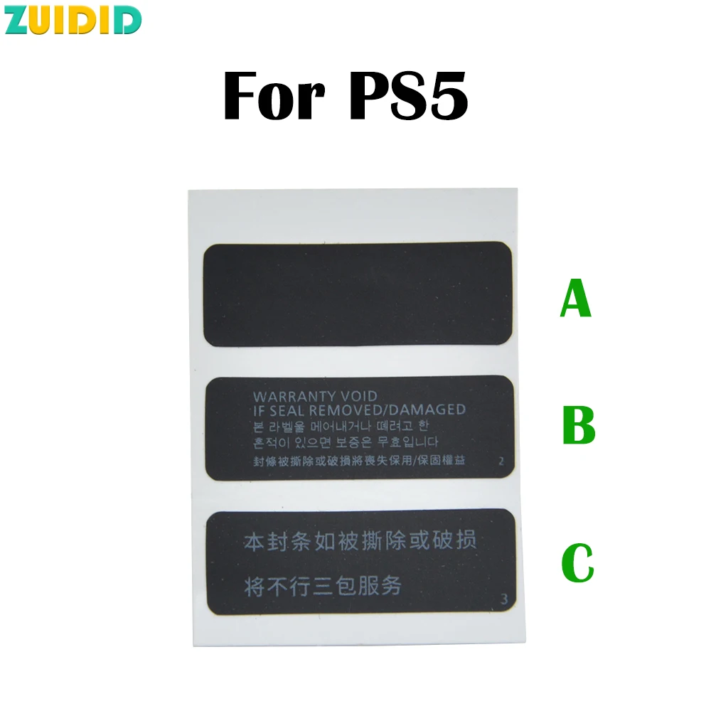 1PC For PS4/PS5 slim/1000 1100/1200/ pro onsole Label Sticker Housing Shell Sticker For PS4 Shell Slim Black Back Mark Paste