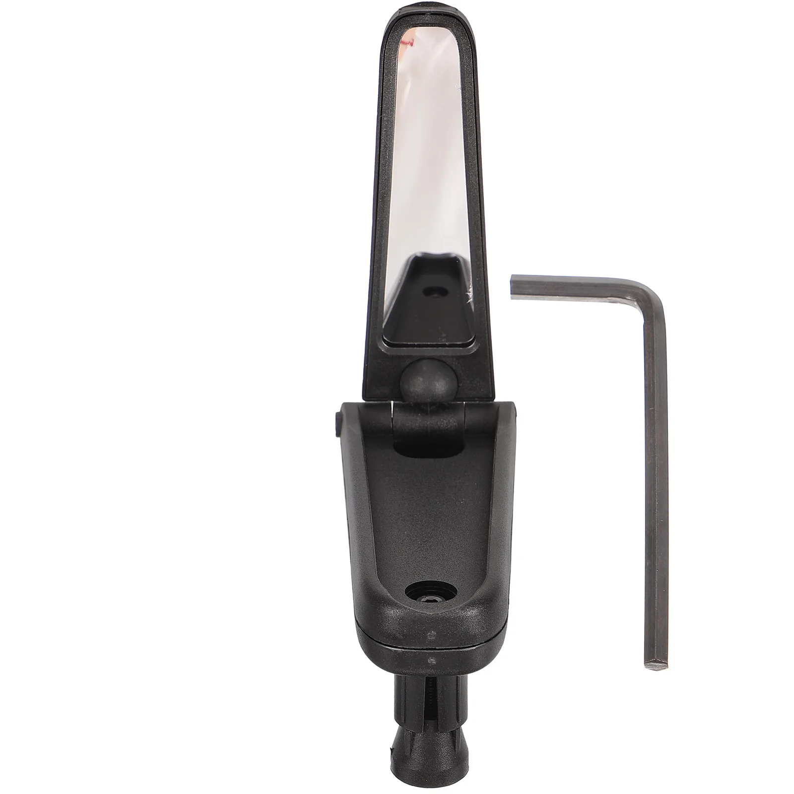 Adjustable Foldable Hidden Reflective Bike Mirror Plastic Handlebar Mirror for Cycling Road Mountain Bike Rearview