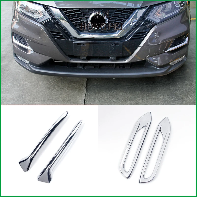 

Car Styling For Nissan Qashqai J11 2017-2019 Fog Light Lamp Eyelid Eyebrow Cover Sticker Trim Decorative Auto Accessorie