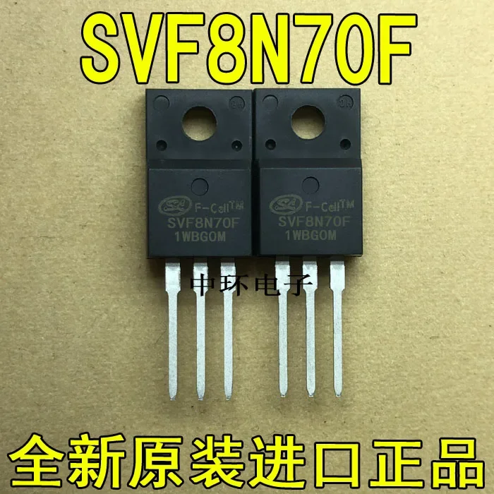 Buena calidad 10 Uds SVD SVF2N65F 2N65 SVF8N70F 8N70 SVF13N50F 13N50 SVF12N65F 12N65 SVF18N50F 18N50 SVF20N50F 20N50 TO-220F