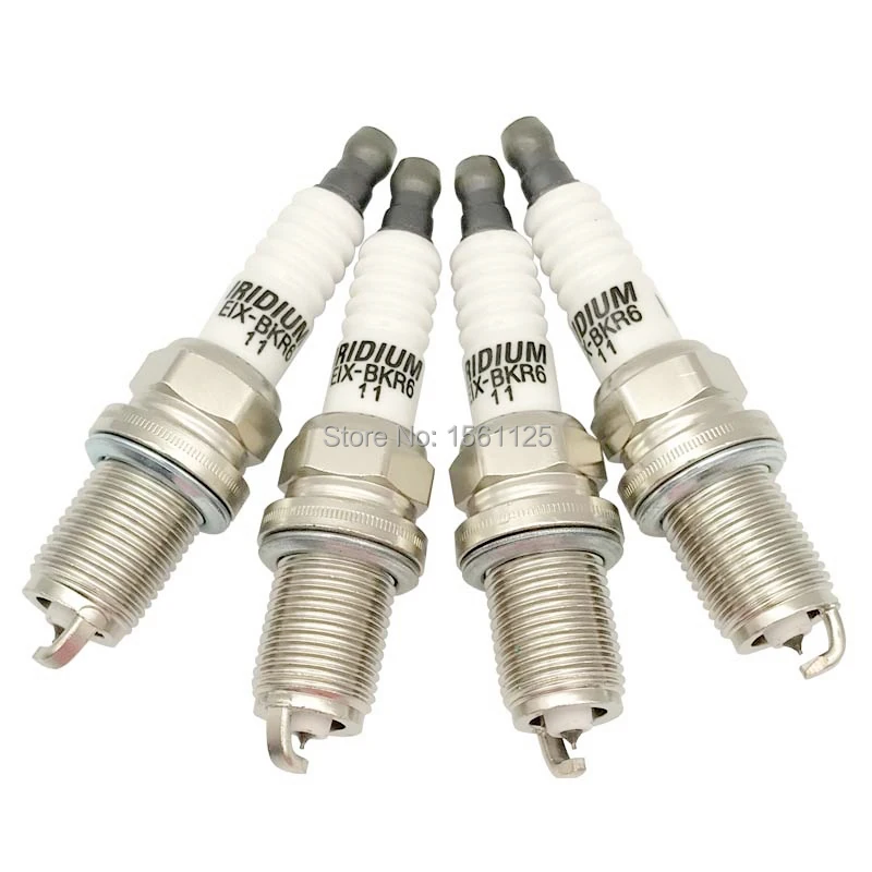 4pcs Iridium Spark Plug EIX-BKR6-11 FOR IFR6J11 7658 jimny SK20R11 VK20 BKR6EIX-11 BKR6EIX-11P K6RIU-11 SVK20RZ11 IK20TT FR7LDC+