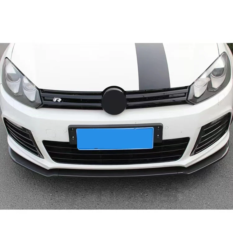 3X 2009-2013 For VW Volkswagen Golf 6 MK6 GTI GTD R R20 Car Front Bumper Lip Spoiler Splitter Cover Diffuser By ABS Body Kit