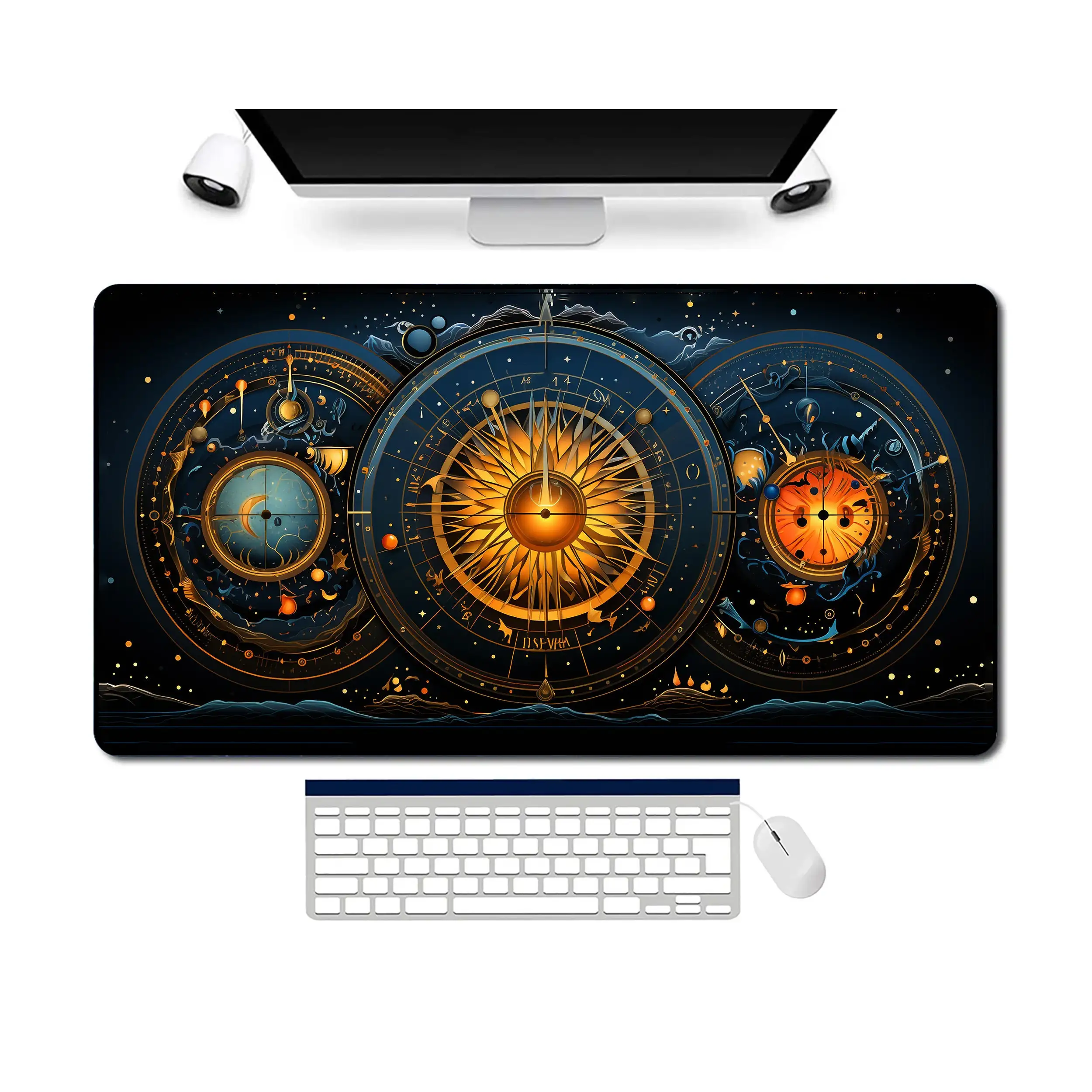 Astrology Mouse Pad, Non-slip and Waterproof Gaming Mouse Pad, Office Gaming Table Decorative Mat, The Perfect Gift for Friends.
