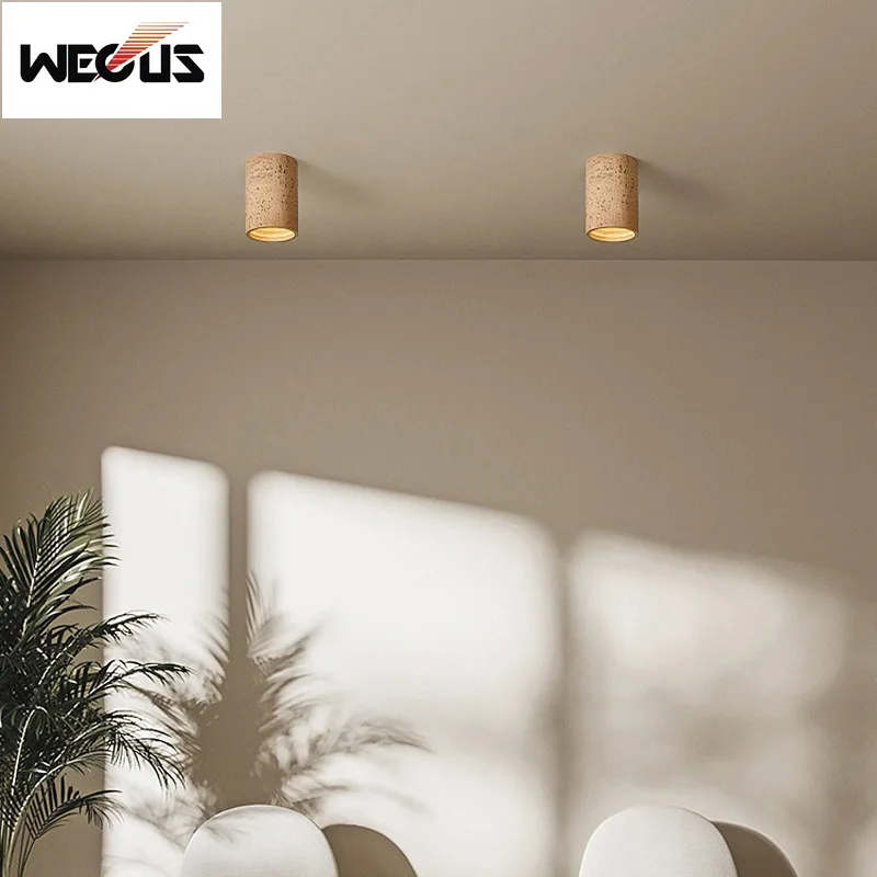 

Wabi-Sabi Style Exposed Downlights, LED Living Room, No Main Light, Bedroom, Corridor, Entrance, Japanese Retro Ceiling Spotligh