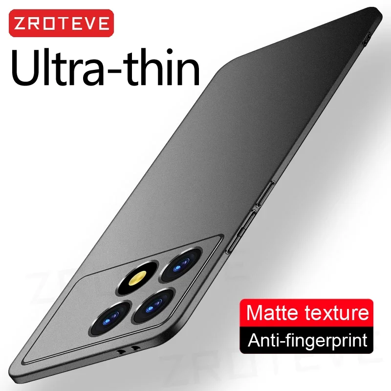 For PocoX6 Pro ZROTEVE Slim Hard PC Matte Cover For Xiaomi Poco X6 X5 F5 F6 X7 Pro Xiomi Mi PocoF6 PocoX7 5G Global Phone Case