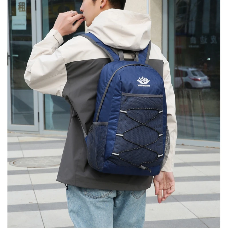 

Portable fashion shoulder bag outdoor multifunctional bicycle backpack leisure large capacity mountaineering folding bags