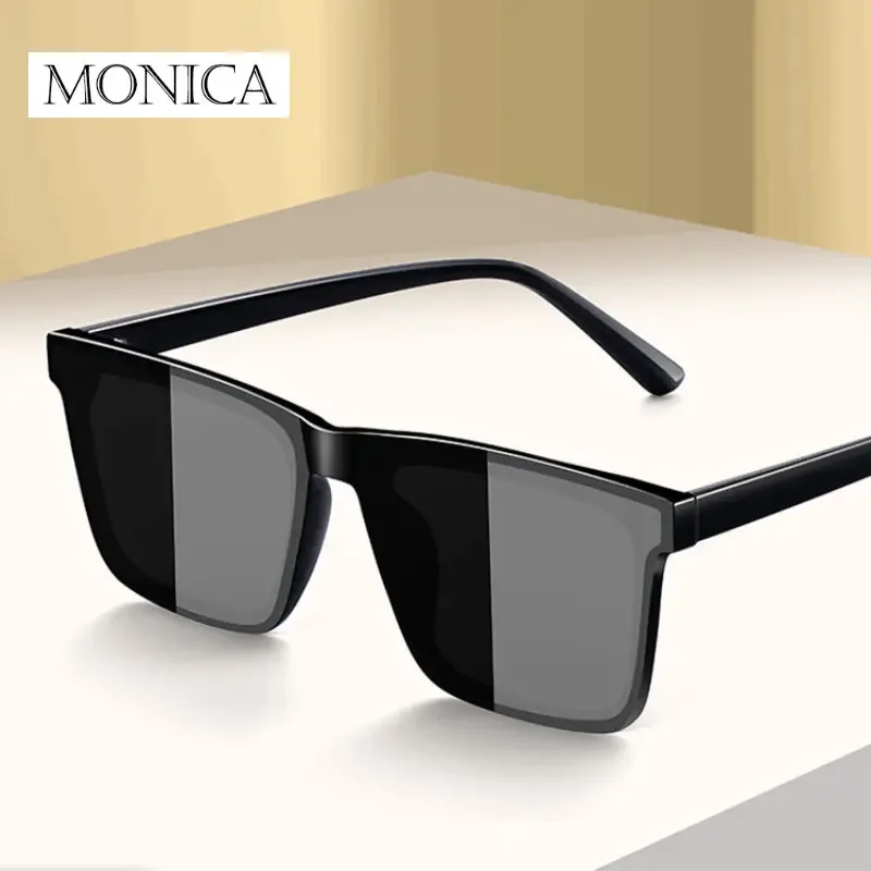 2024 New Sunglasses Men's Driving Anti-UV Sunglasses Concave Shape Ladies Long Frame Sunglasses gafas de sol hombre