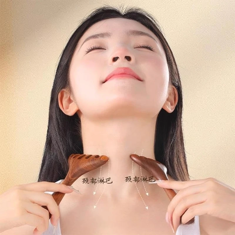 

/100아리 마사지기Гринка, массажная расческа из зеленого сандалового дерева, меридианы, выемка кожи головы, массажная расческа для лица, подарки для семьи и друзей 저주파 마사지기