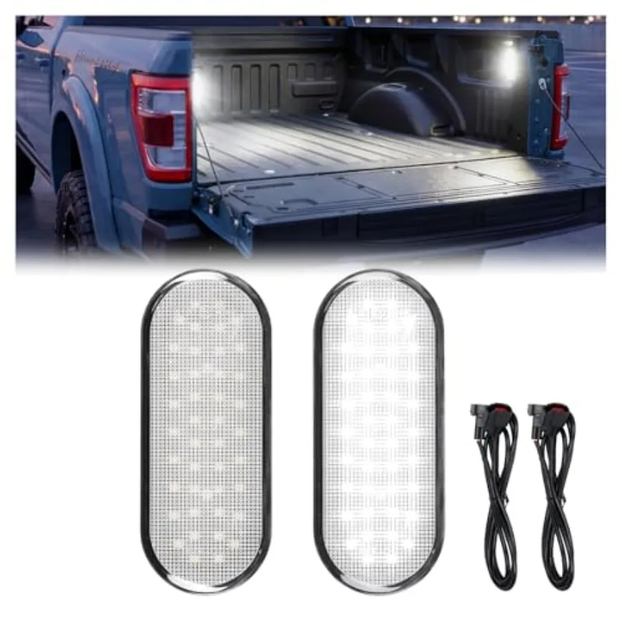 

Светодиодные фонари для кузова грузовика, совместимые с Ford F-150 2015-2025, Ford F-150 Raptor 2017-2025, Ford F-250, F-350 Super Duty 2017-2025, сверхъяркие, 42-SMD LED
