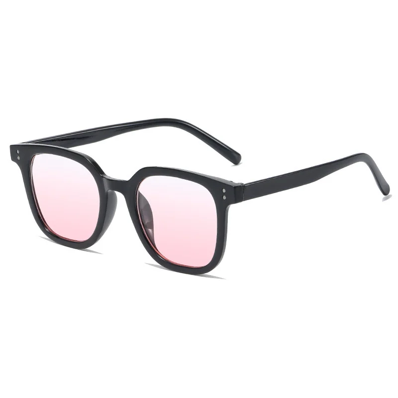 powder blusher white and net New red plain glasses for women with large frame, slim and pure appearance, Korean version of cute