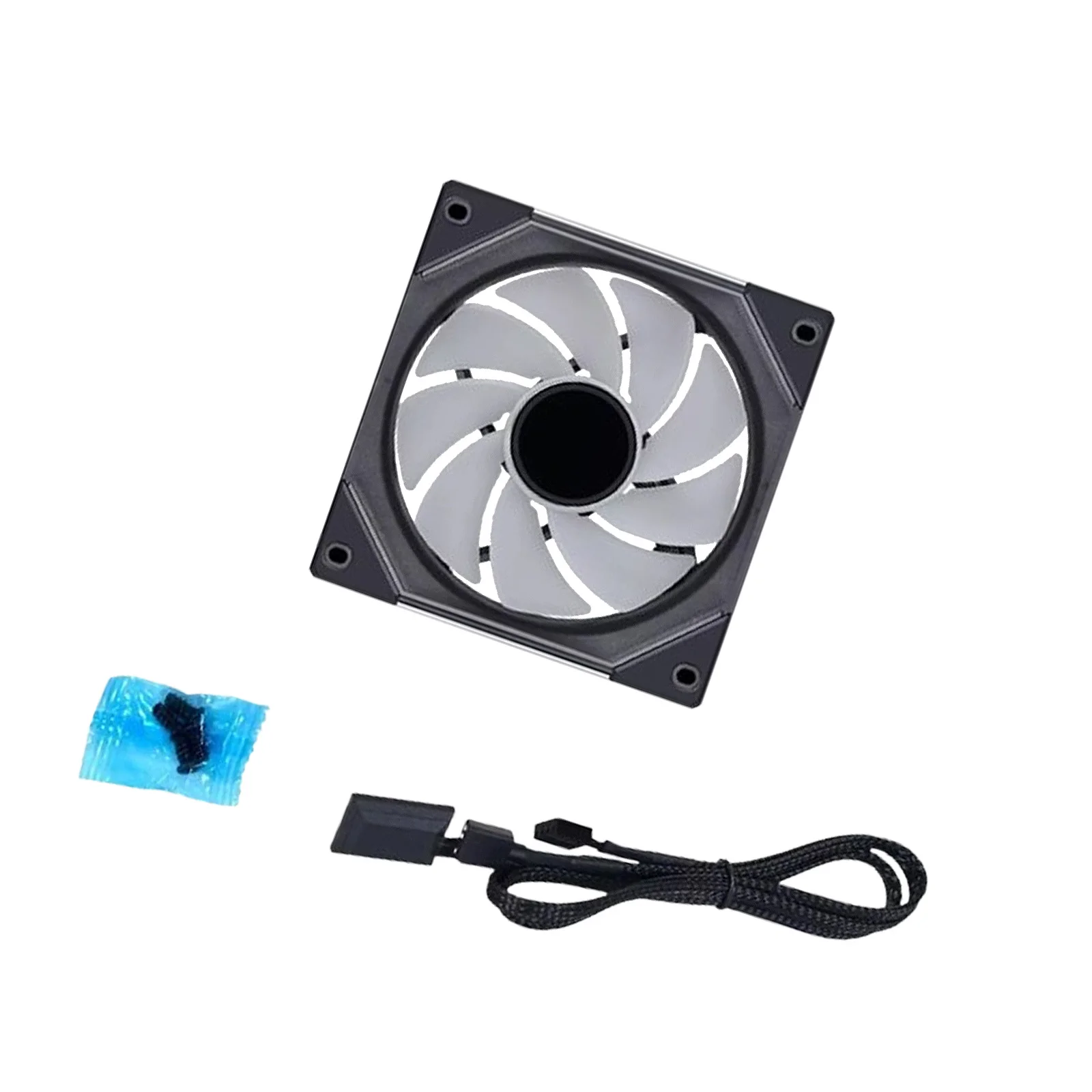 Li li uni מאוורר SL-INF הפוך להב שחור חבילה אחת 120 מ