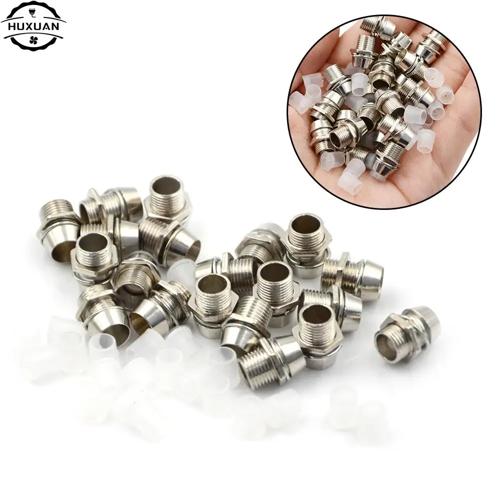 

New 20pcs/pack Copper 5mm Light Emitting Diode LED Holder Mount Panel Display Thread Mount Holder Size 8mm Wholesale