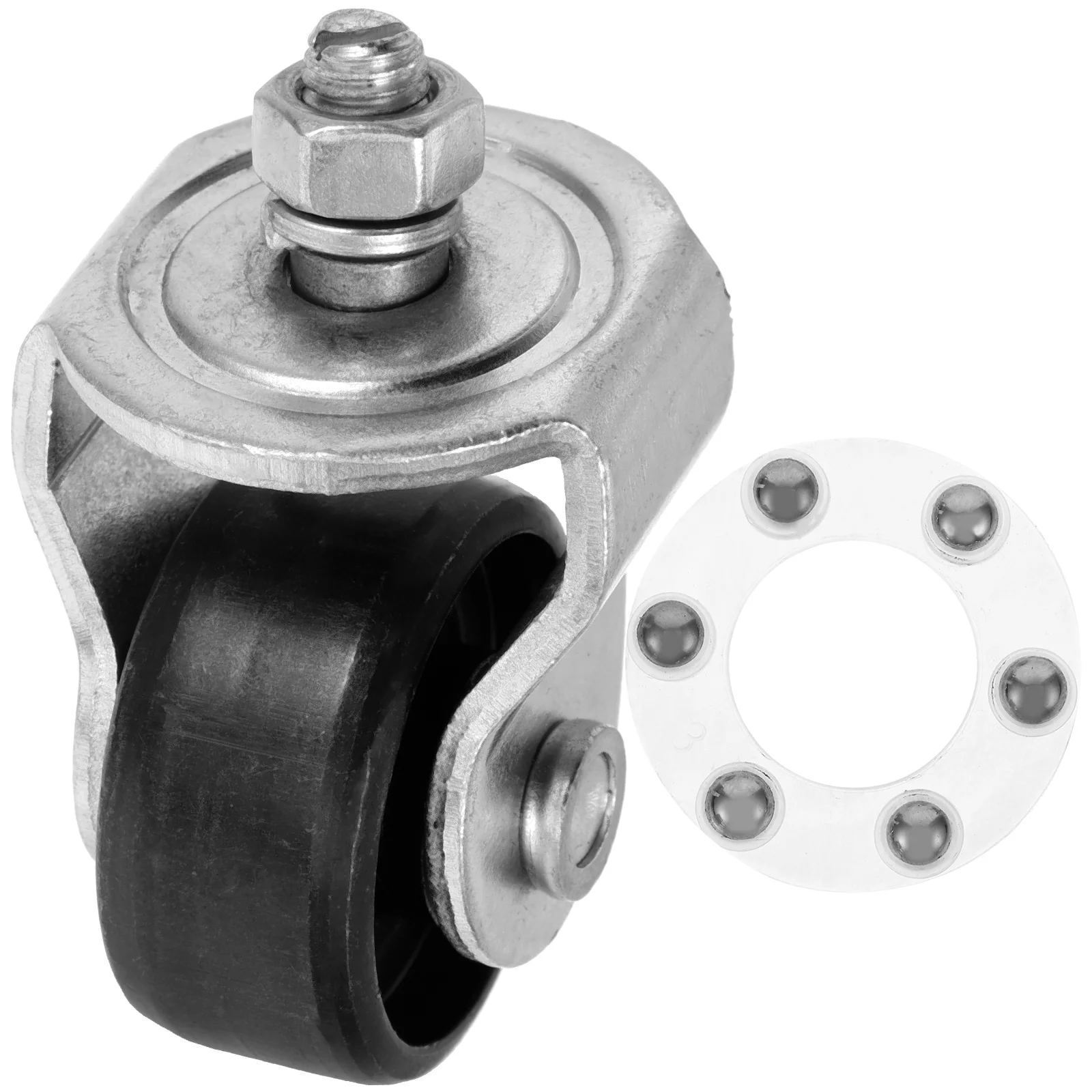 Jack Front Wheel Air Car Utility Trailer Caster Wheels Heavy Duty Horizontal Pulley Work