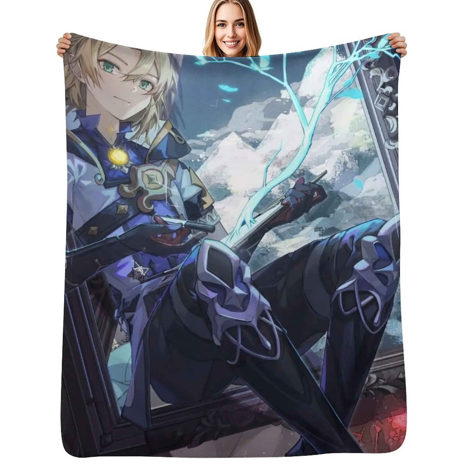 Albedo Throw Blanket Sofa Quilt Soft Beds Bed Nap Thermal Hairy Blankets