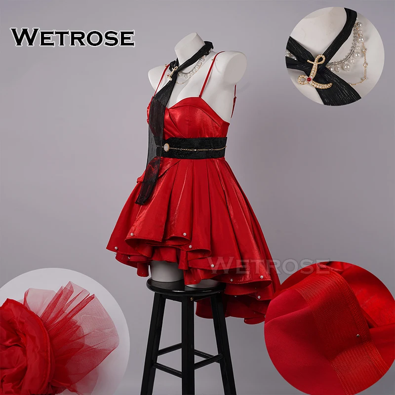 【Wetrose】In Stock Hildur Etoiles Player Protagonist Red Dress Cosplay Costume Light and Night Osborn Evan Sariel Charlie Jesse